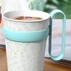 Изолированная ручка для кружки, ручка для кружки, защищающая от ожогов, 10X, съемная, защитная, предотвращающая проливание, для горячей воды, портативная ручка для кофе, воды