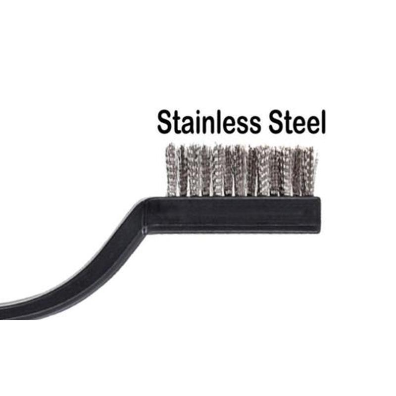 Мини-щетки из нержавеющей стали DIY Краска Ржавчина Удалитель Черный Очистка