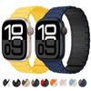 Магнитный ремешок для Apple Watch Ultra 2 49мм 45мм 44мм S10 46мм 42мм 40 41мм Силиконовый ремешок для IWatch Серии Ultra 2 9 8 7 6 5 4