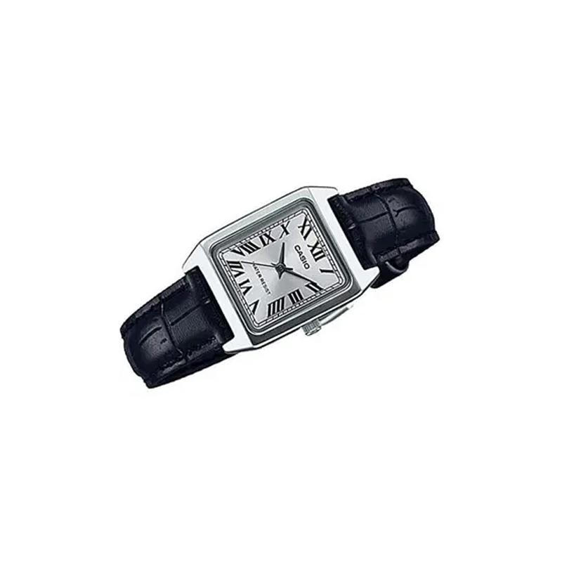Casio Серия DRESS Модный Деловая Простой Элегантный Классический Стрелки Римская шкала Маленький циферблат Водонепроницаемый Кварцевый механизм Кожаный ремешок LTP-V007L-7B1U