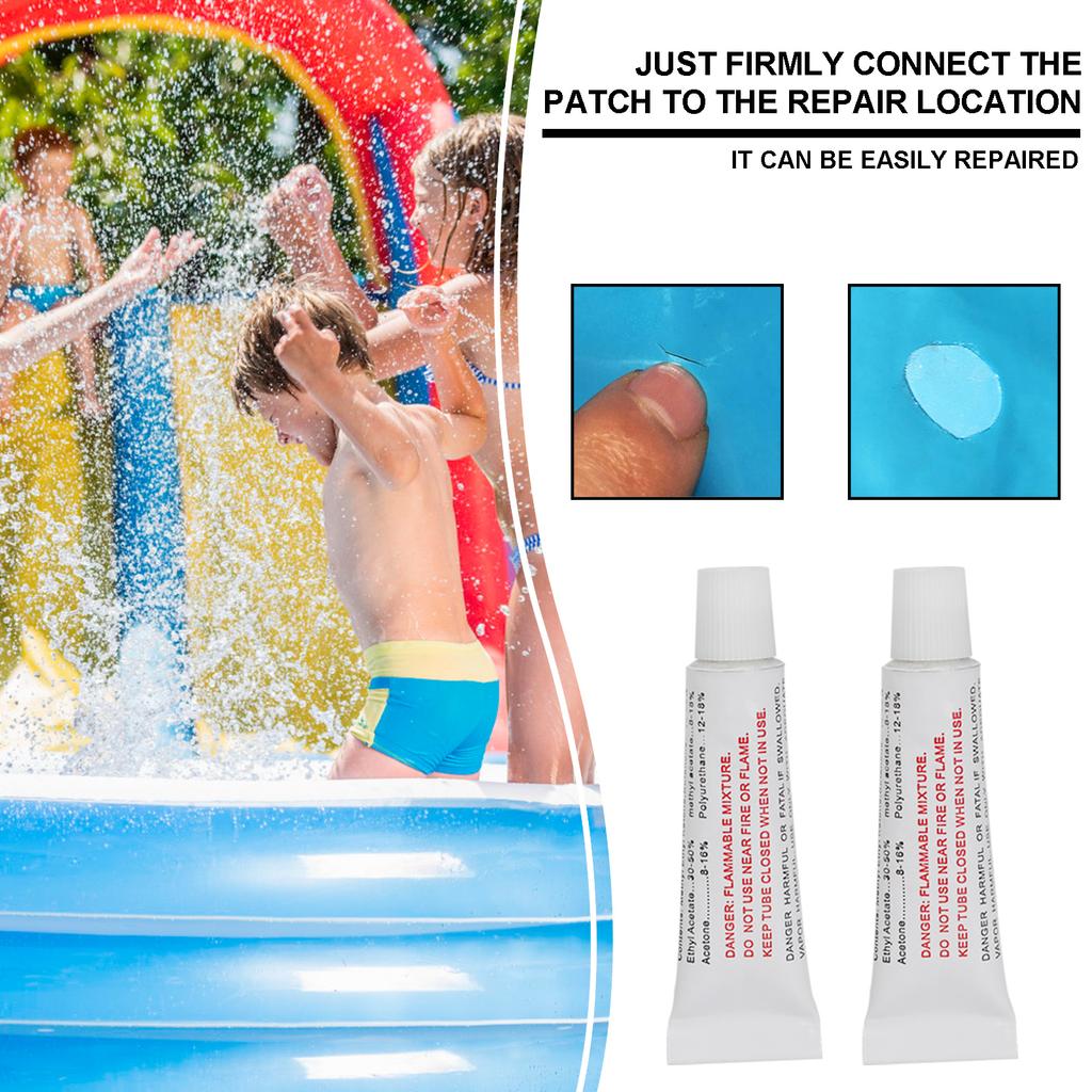 10-20 шт. ПВХ клей для ремонта надувного бассейна, заплатка, клей, водонепроницаемый набор для заплаток для бассейна, случайный цвет