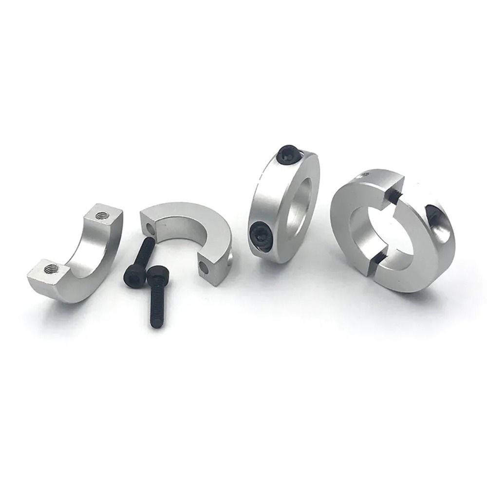 1Pcs Double Split Shaft Collar Aluminum Alloy Clamp-Type Collar New Fixed Locking Limit Ring