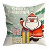 Рождественская наволочка Мультяшный Санта Клаус Дом Диван Автомобильная подушка Наволочка с принтом