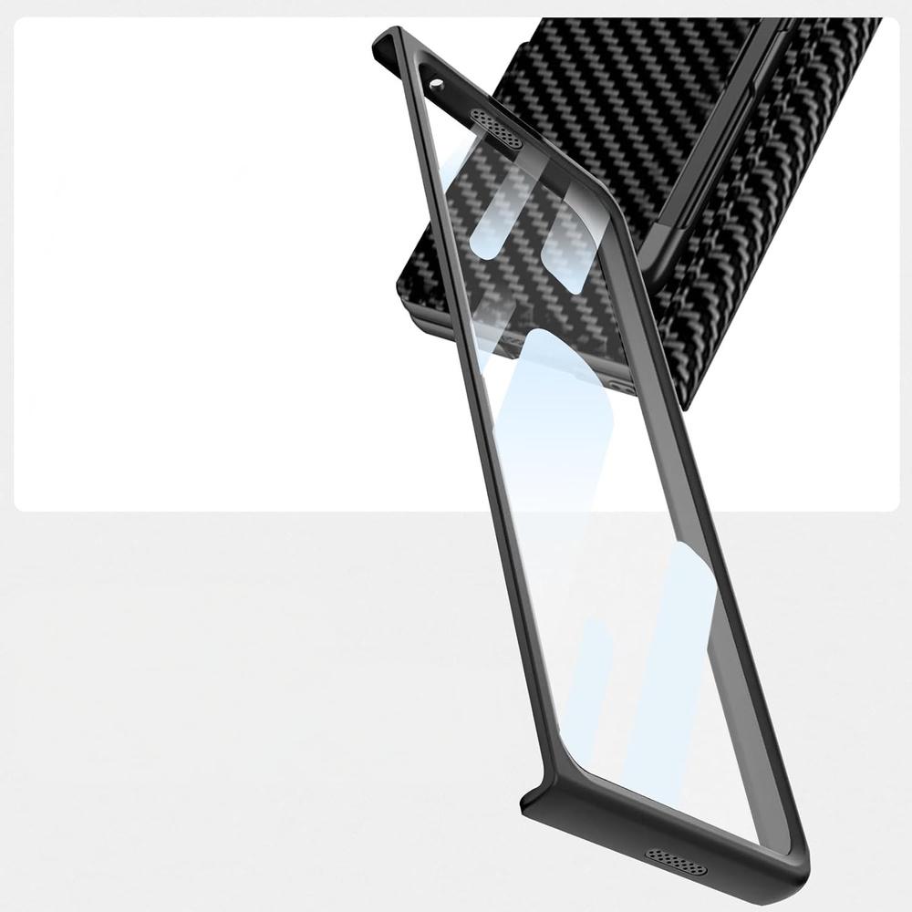 Flip wallet case for Samsung Galaxy Z Fold 7 5G - carbon black