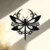 Elegant Metal Dragonfly Wall Art for Home & Garden Decor