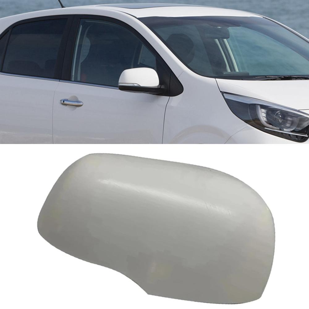 Накладка на боковое зеркало заднего вида для Kia Picanto 2011 2012 2013 2014 2015 2016 2017 Левая Правая Неокрашенная Белая