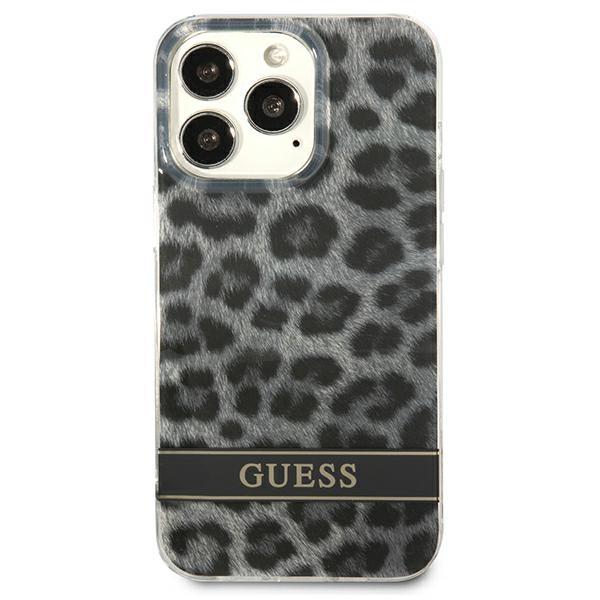 Guess Guhcp13Lhsleok Iphone 13 Pro / 13 6,1 Szary/Grey Hardcase Leopard