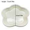 5.5inch Plum Blossom Small Plate Sauce Plates French Cool Color Cake Dish Gradual Spit Bone Dishs Tableware Ceramic Dessert