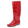 Мужские сапоги Galec PVC, цельнолитые, средние, красные, для рыбалки [Mitsuuma], нескользящие, маслостойкие, антибактериальные, № 7070,