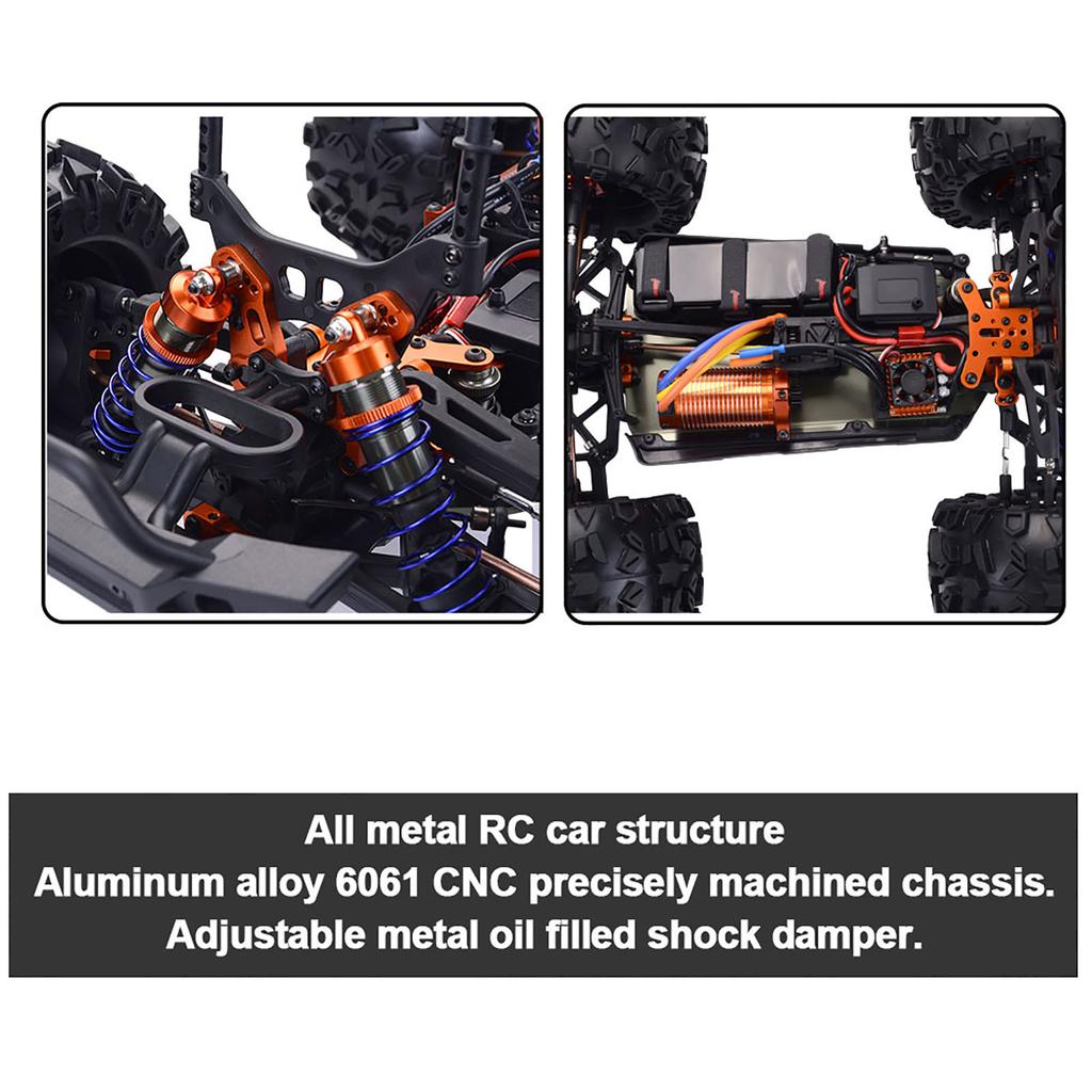 For ZD Racing MT8 Pirates3 18 2.4G 4WD 90kmh Electric Brushless RC Car