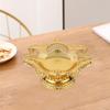 Cake Stand Plate Iron Elegant Bread Serving Platter Holder for Holiday Treat Cookies