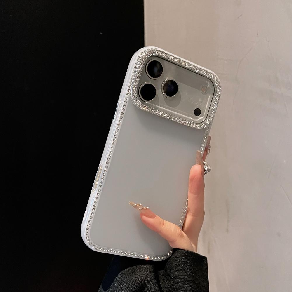 IMD Чехол для телефона с блестками и стразами для iPhone 17 16 15 14 Plus 13 12 11 Pro Max 16Pro Ударопрочный Конфетный Бампер Мягкий ТПУ Чехол