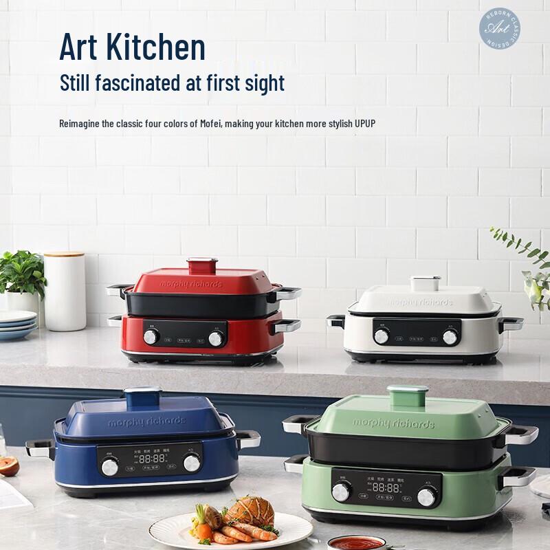 Morphy Richards 5L Multi-function Electric Cooking Pot CN plug (adapter included)