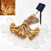10/16 LED Solar String Light Bulbs with Hemp Rope Bulb String Light  Party Decor
