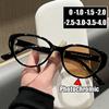 Intelligent Pochromic Sunglasses for Myopia Glasses Unisex Ladies Cat Eye Color Changing Minus Eyeglasses Diopter 0 To -4.0