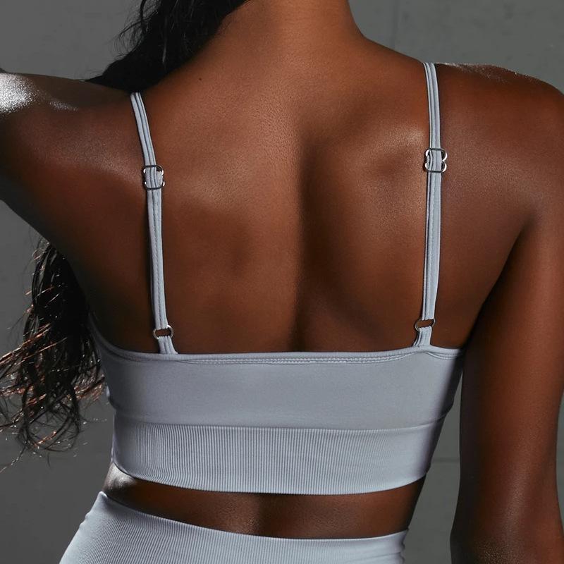 Бесшовный костюм для йоги: Женский спортивный комплект с красивой спиной и йоговскими брюками с высокой талией, подтягивающими бедра, в европейско-американском стиле