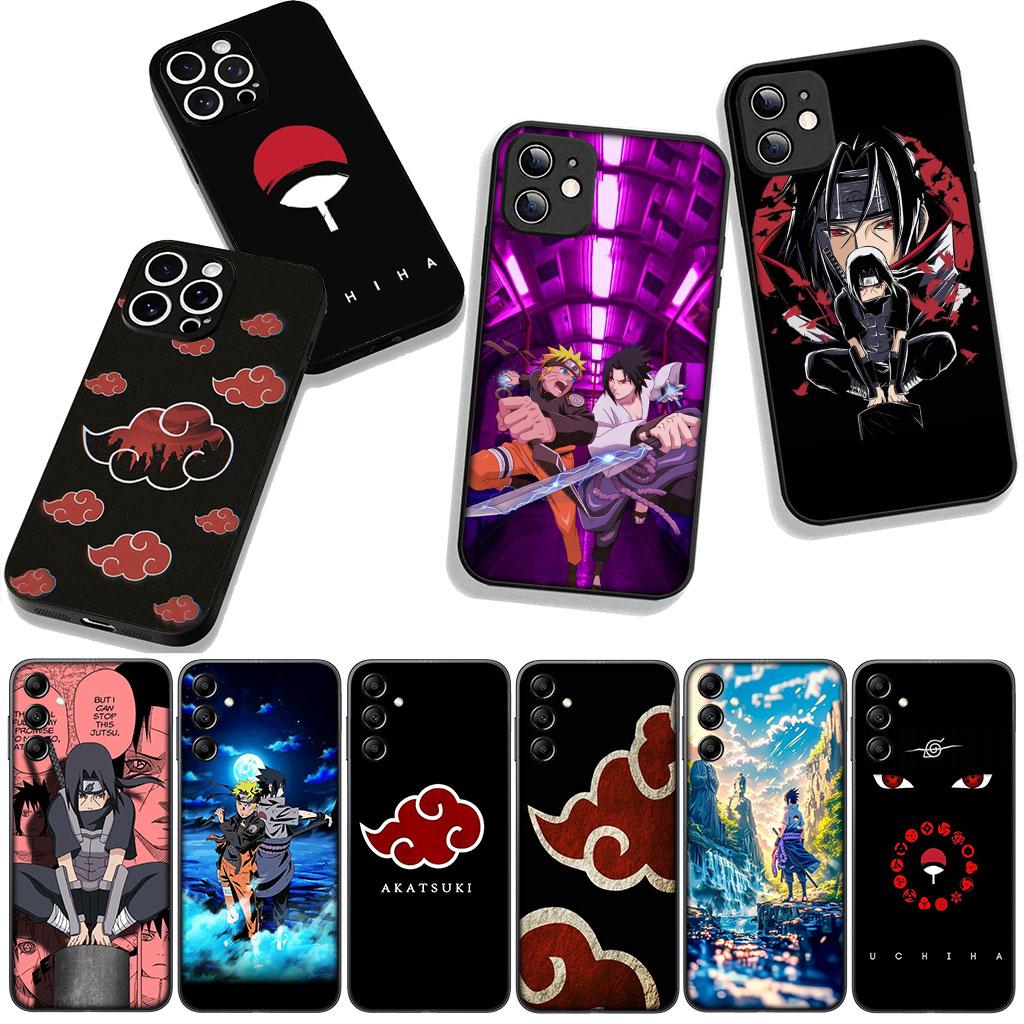 for Motorola Moto G54 G05 G24 G55 G75 G85 G15 G86 Power Edge 50 30 Fusion neo Pro Case Sasuke Uchiha Itachi Akatsuki Narutos