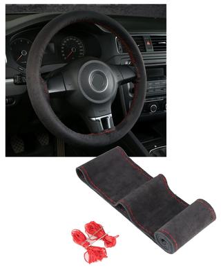 Плетеный руль черный для Honda Step WGN RP8 Honda Fit и Honda Vezel RV Чехол, Ткань типа замши, RP6, RP7, (R4.5~), GR1/2/3/4/5/6/7/8