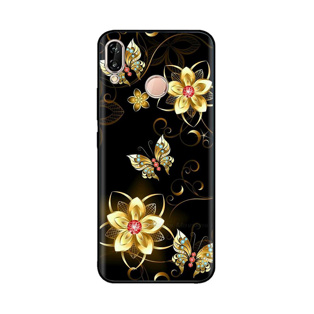 Чехол для Huawei P20 Lite Силиконовый Мягкий ТПУ Печатный Чехол для Телефона Для Huawei P20lite P 20 Lite Бампер Чехол Ударопрочный 5,84 дюйма