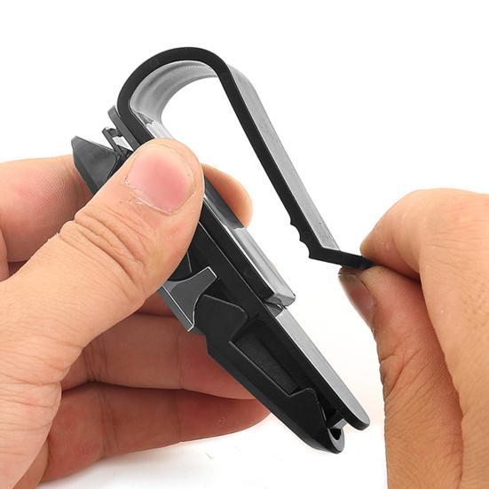 Солнцезащитный козырек для автомобильных солнцезащитных очков, держатель для карточек, вращающийся на 180 градусов, универсальный, простой в установке держатель для автомобильных солнцезащитных очков с зажимом для билетной карты