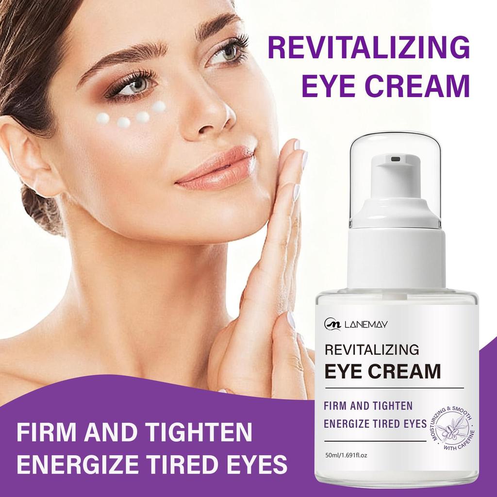 Revitalizing Eye Cream-Firm And TIghten Energize Tired Eyes-Redue Dark Circles And Wrinkles-Suitable For All Skin Types, 50ml