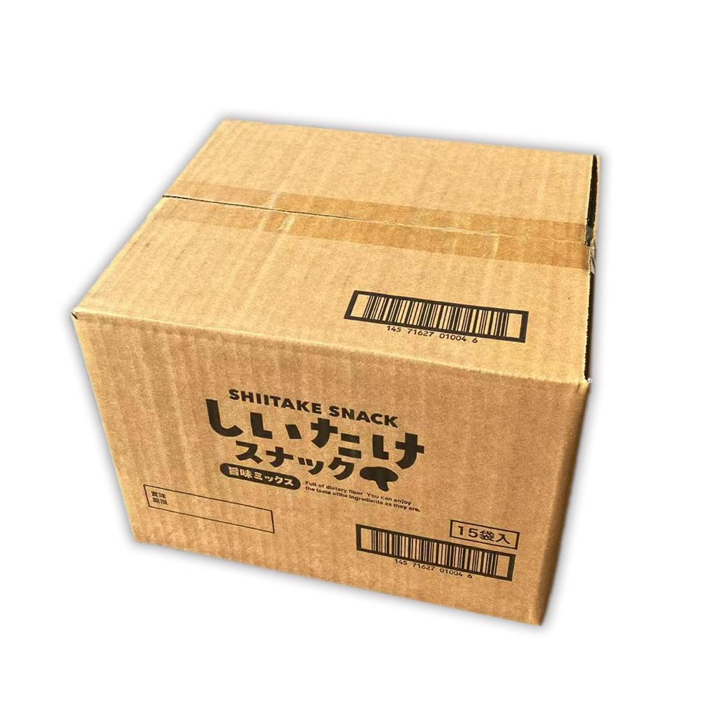 Закуска шиитаке, цельная закуска, 65 г, набор из 15 пакетов, смесь умами, простая закуска, овощные чипсы, низкотемпературная вакуумная жарка, метод умами [Aikiya] (15 сумок,