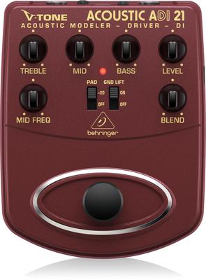 Behringer Guitar Effector Акустическая гитара Предусилитель Direct Box DI ACOUSTIC ADI21 V-TONE