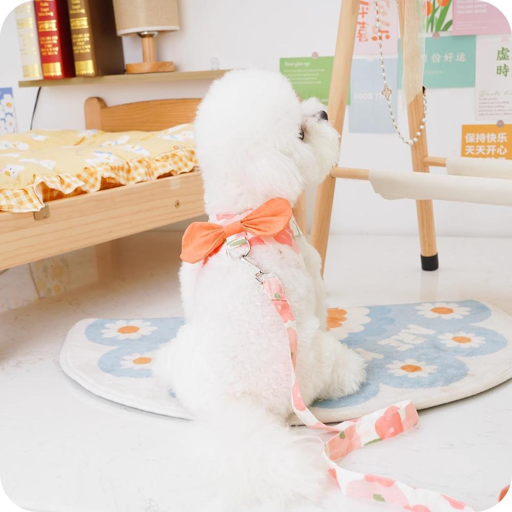 Breathable Puppy Chest Strap Adjustable Dog Harness Vest Dog Accessories Dog Leash Vest Chihuahua