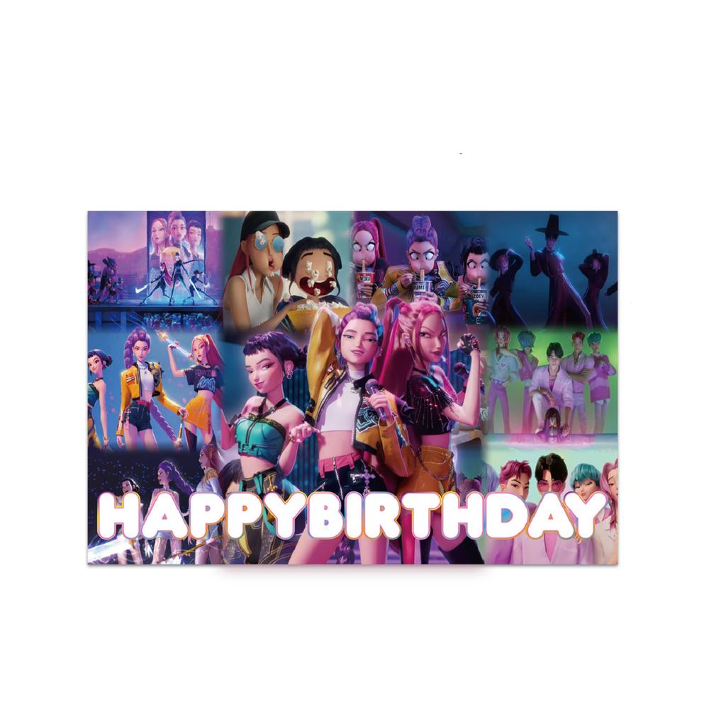 Witch Hunters Birthday Theme Party Decoration Banner Pull Flag Cake Flag Balloon- Set