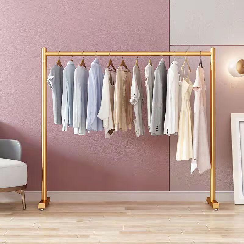 miflame Single Pole Floor Standing Clothes Rack