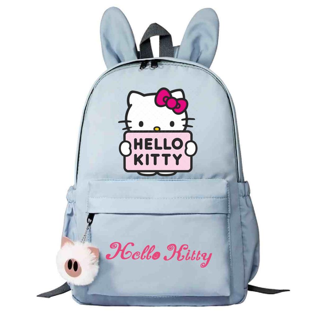 College Style Cute Print Junior High School High School Student Schoolbag Large Capacity Rabbit Ears Backpack Female