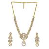 Gehena By Estele Gold Plated Fascinating Designer Necklace and Earring with Austrian Crystals for Women