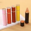 10ml Spray Rotating Bottle PU Leather Empty Cosmetic Containers New Mini Perfume Bottle  Gift