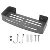 Wall Mount Bathroom Shelf Shower Bath Rack Single Layer Space Aluminum Bathroom Floating Wall