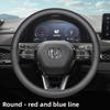 VZH5 Leather Car Steering Wheel Cover for Honda CRV Accord Jazz City Pilot ZRV HRV 2025 2026 Accessories Honda Steering Wheel Cover