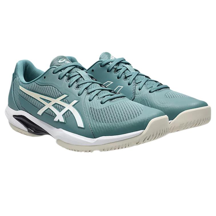 Asics Кроссовки Solution Swift FF 2 Color Block с круглым носком на шнуровке, амортизацией и поддержкой, низкие, для тенниса, мужские кроссовки 1041A466-403