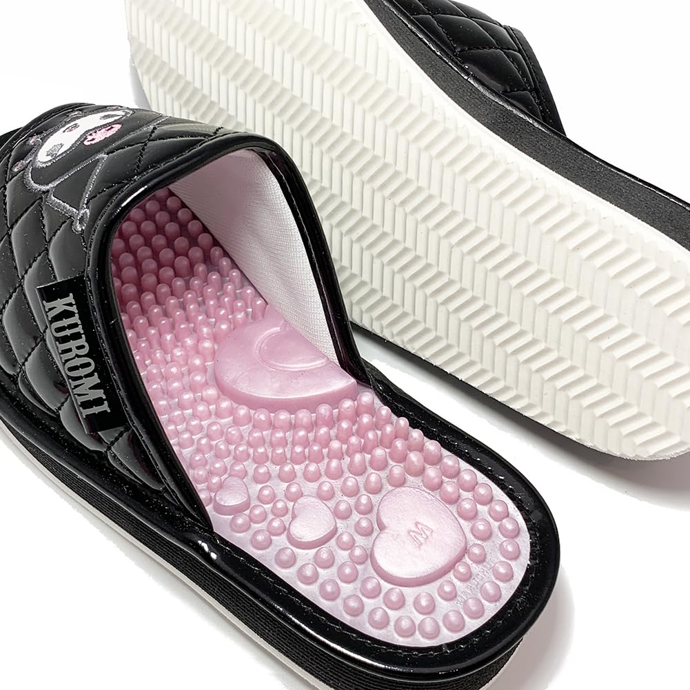 Японские оздоровительные сандалии-стеганые одеяла SAHS007 [Sanrio] (Черный Куроми, 24,0 см)