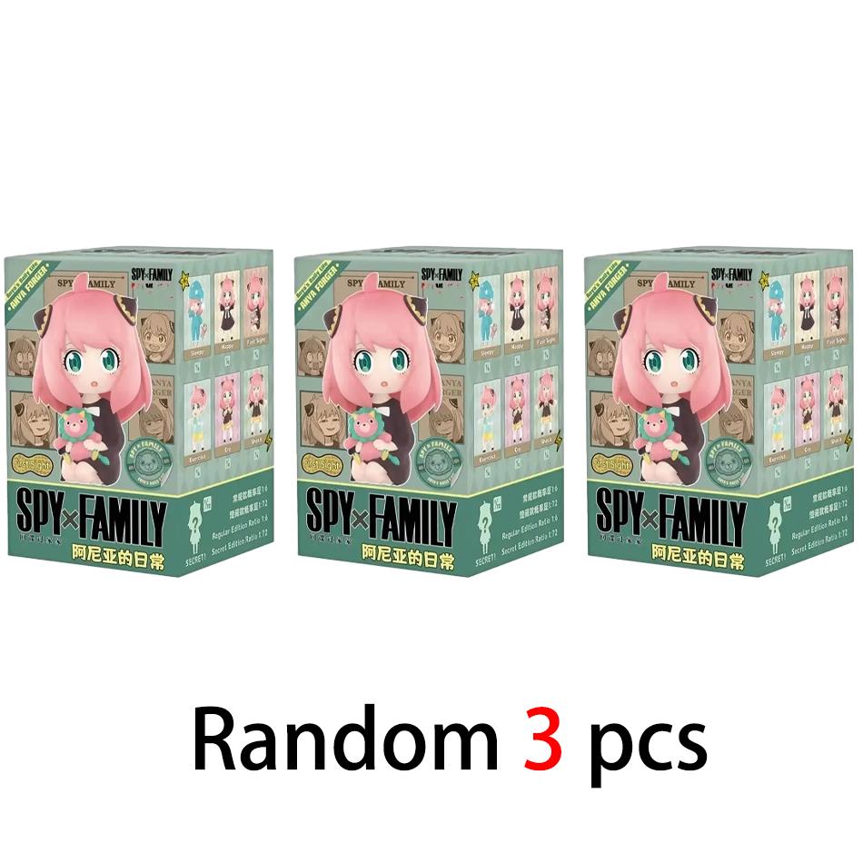 1:1 Перевыпуск Spy X Family Серия Аня Игрушки-сюрпризы Милые фигурки Кукла Коробка-сюрприз Модель Сумка-сюрприз для девочек Подарок на день рождения