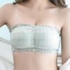 Женский хлопковый сексуальный бюстгальтер с красивой спинкой и кружевом по бокам, без бретелек, бесшовные повседневные универсальные топы без бретелек