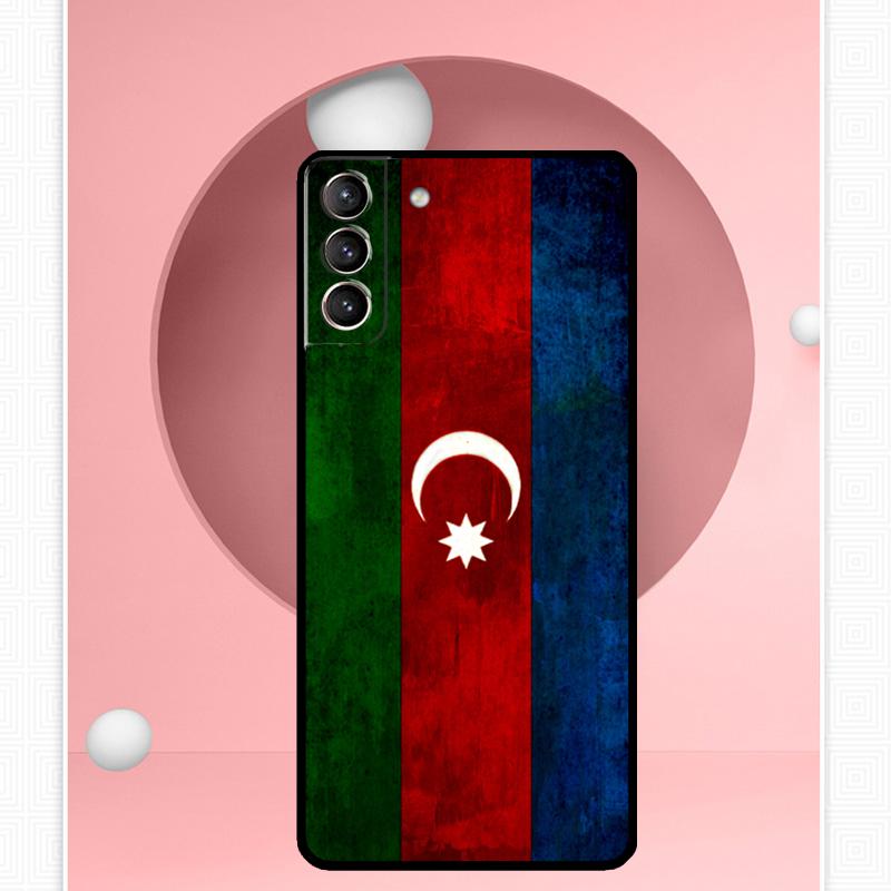 Чехол с флагом Азербайджана для Samsung Galaxy S22 S23 S24 Ultra Note 20 10 S8 S9 S10 Plus S21 S20 FE, мягкий чехол