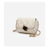 Bag Female Cow Skin Bag Female Bag Summer Explosive Ringer One Shoulder Cross-body Fashion Small Golden Ball Chain Bag