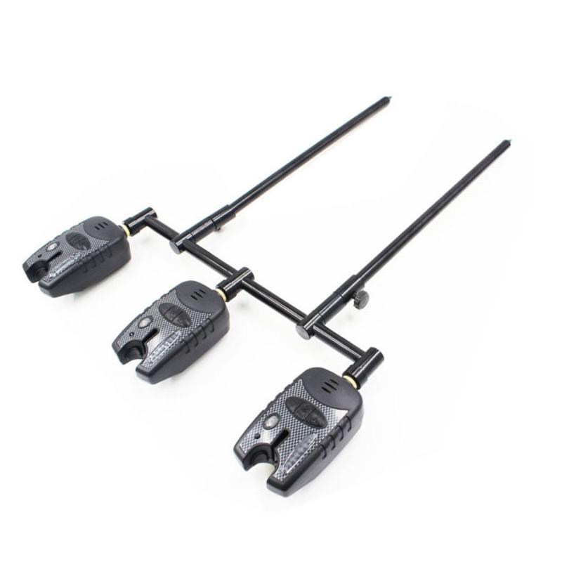 Fishing Rod Support with 2 Head/3 Head for Fishing Rod Bracket Fishing Rod Bracket Fishing Buzzer Bar Bites Alarm Holder