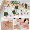 14Strips Gel Nail Stickers Floristic Gel Nail Polish Strips Nail Art Stickers  DIY Nail Art Making
