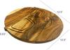 Gift For Her Acacia Wood Cutting Boards for Kitchen, Wooden Serving Charcuterie Board, Ideal for Chopping Meat, Fruits, Cheese 12.5"x12.5"