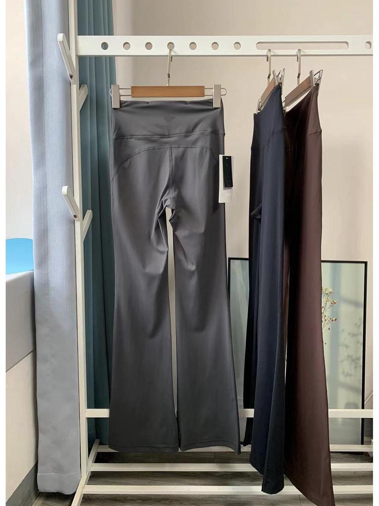 Расклешенные штаны для йоги с высокой талией для женщин в канадском стиле — эластичные, удобные, облегающие