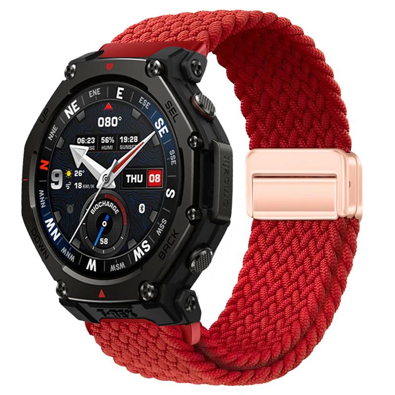 Нейлоновый ремешок 20/22 мм для Amazfit Helio/T-Rex3 Pro 48/44 мм с магнитной застежкой, ремешок для Amazfit Active 2/2 Square/Balance 2