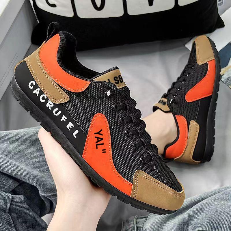 Summer new Doudou shoes men's breathable and versatile trend one-pedal low-top mesh casual running shoes