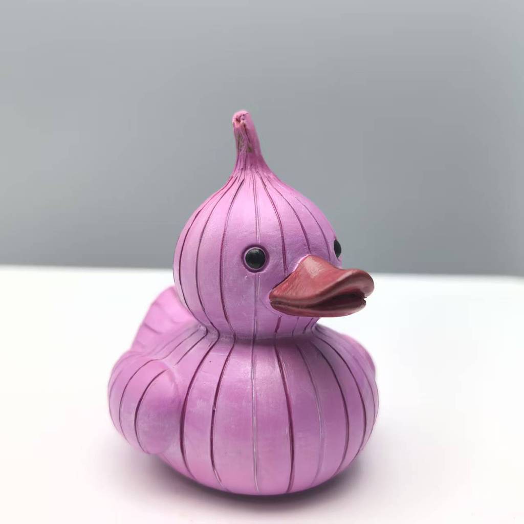 Причудливая скульптура утки-овоща из смолы для домашнего декора и коллекционеров