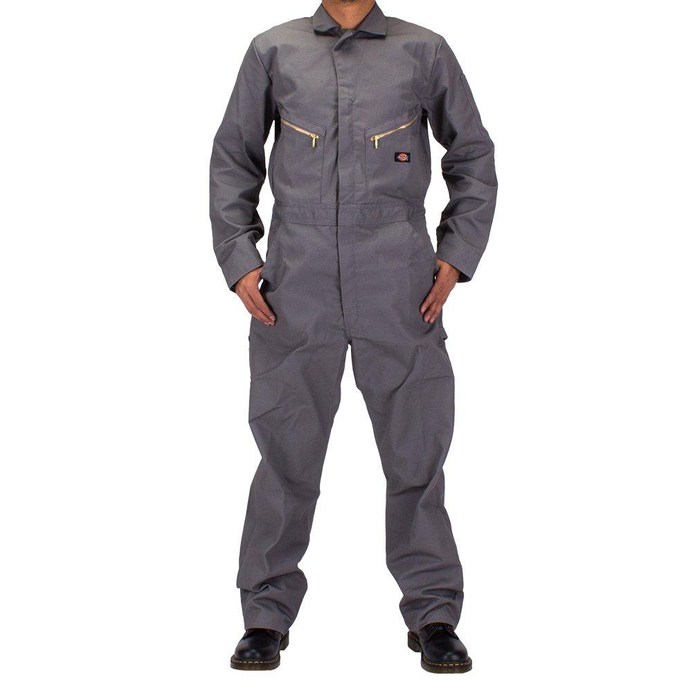 Dickies Deluxe Blended Coverall 48799, Men's Long Sleeve Workwear, Gray (GY), Parallel Import