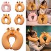Cartoon Animal Neck Pillow Cute Travel Neck  Support for Kids Cartoon Animal Memory Foam Travel Pillow Cushion